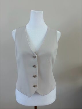 Babaton Cream Tailored Vest